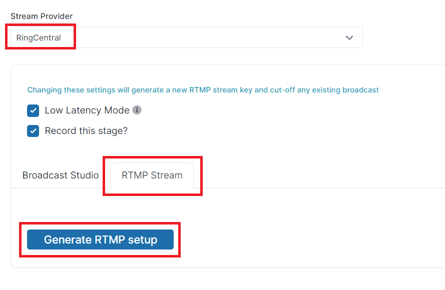 RingCentral Generate RTMP.png